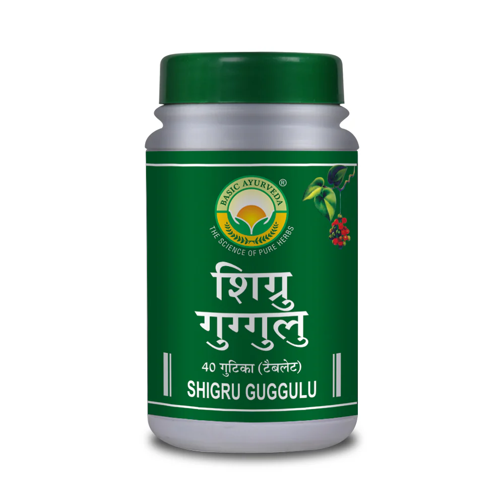 Picture of Basic Ayurveda Shigru Guggulu Tablet - 40 Tabs