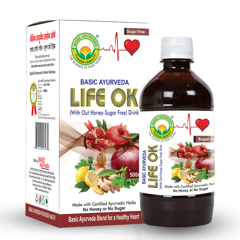 Show details for Basic Ayurveda Cardina Life Ok Drink Sugar Free - 500 ML Picture of Basic Ayurveda Cardina Life Ok Drink Sugar Free - 500 ML