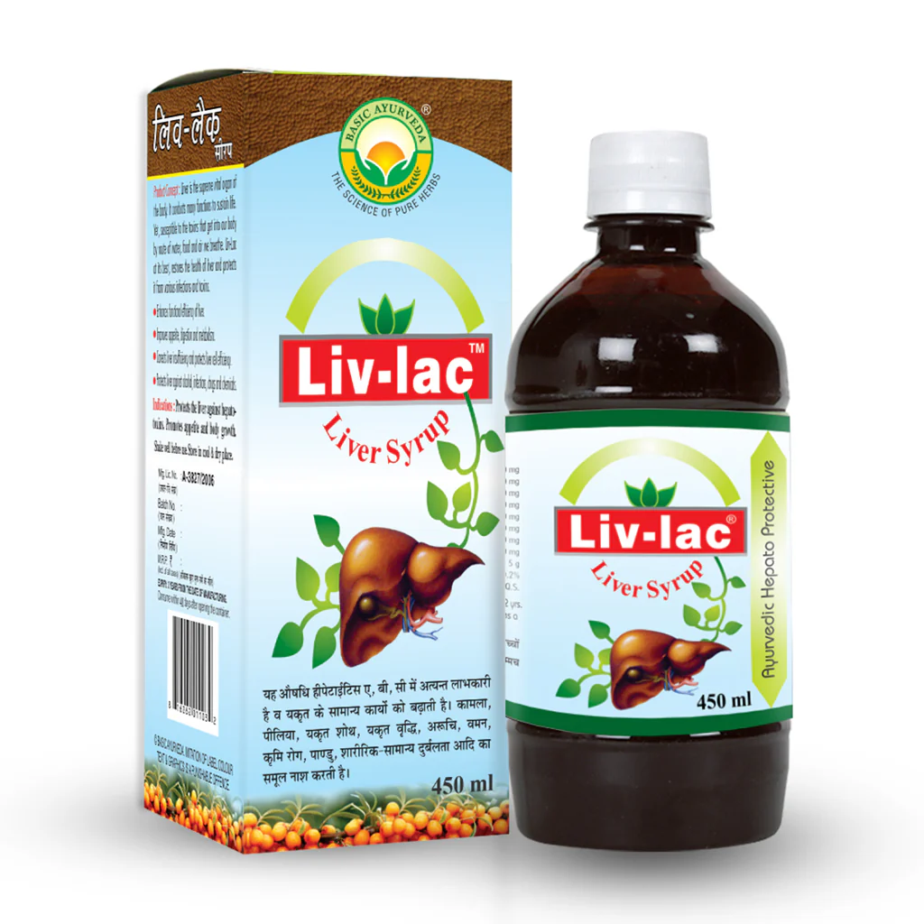 Picture of Basic Ayurveda Liv- Lac Liver Syrup - 450 ML