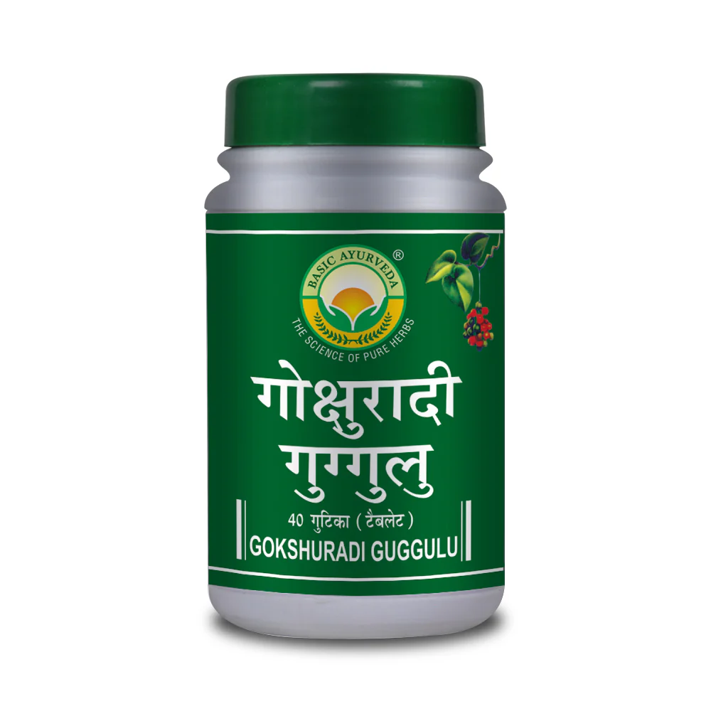 Picture of Basic Ayurveda Gokshuradi Guggulu - 40 Tabs