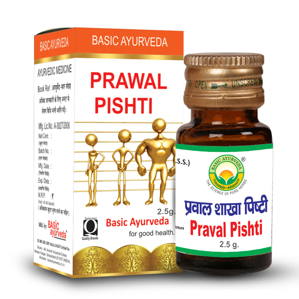 Picture of Basic Ayurveda Prawal Pishti 