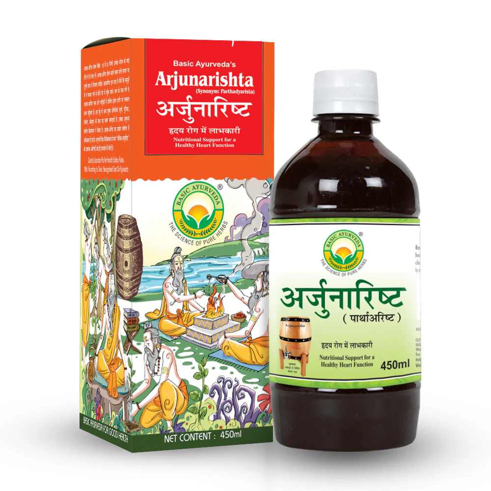 Picture of Basic Ayurveda Arjunarishta Syrup - 450 ML