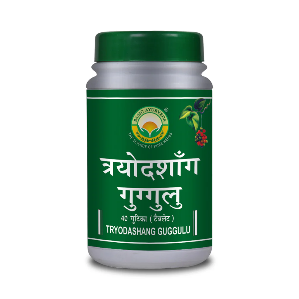 Picture of Basic Ayurveda Tryodashang Guggulu - 40 Tabs