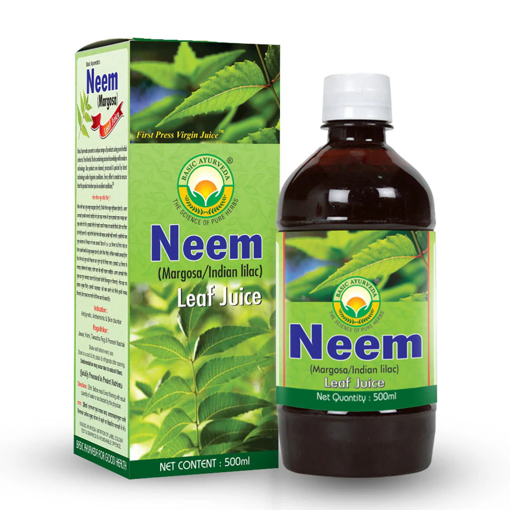Picture of Basic Ayurveda Neem Leaf Margosa Juice - 500 ML