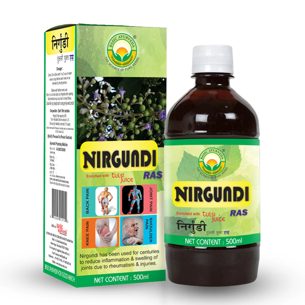Picture of Basic Ayurveda Nirgundi Ras - 500 ML