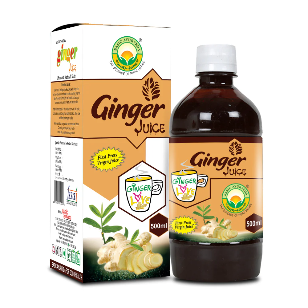 Show details for Basic Ayurveda Ginger Juice - 500 ML Picture of Basic Ayurveda Ginger Juice - 500 ML