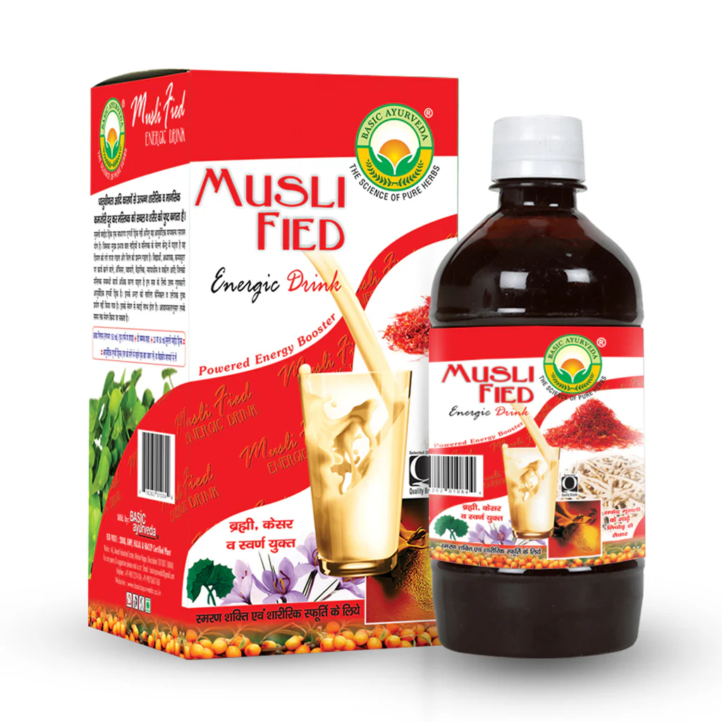 Show details for Basic Ayurveda Musli Fied Energic Drink - 500 ML Picture of Basic Ayurveda Musli Fied Energic Drink - 500 ML