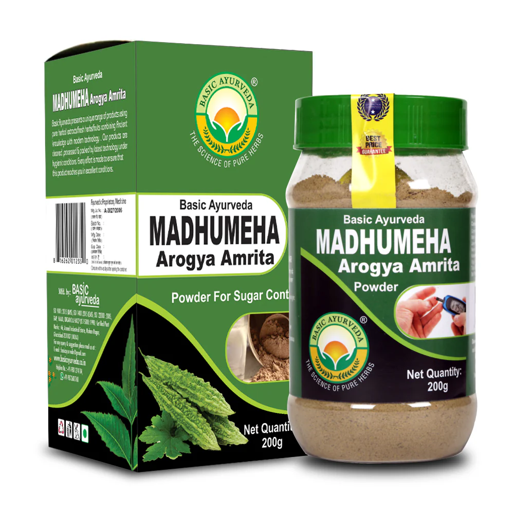 Picture of Basic Ayurveda Madhumeha Arogya Amrita Powder - 200 GM