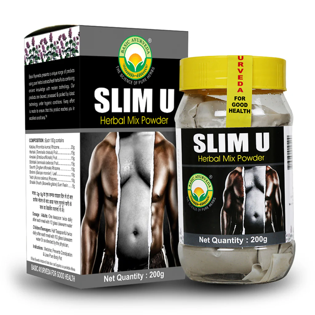 Picture of Basic Ayurveda Slim U Herbal Mix Powder