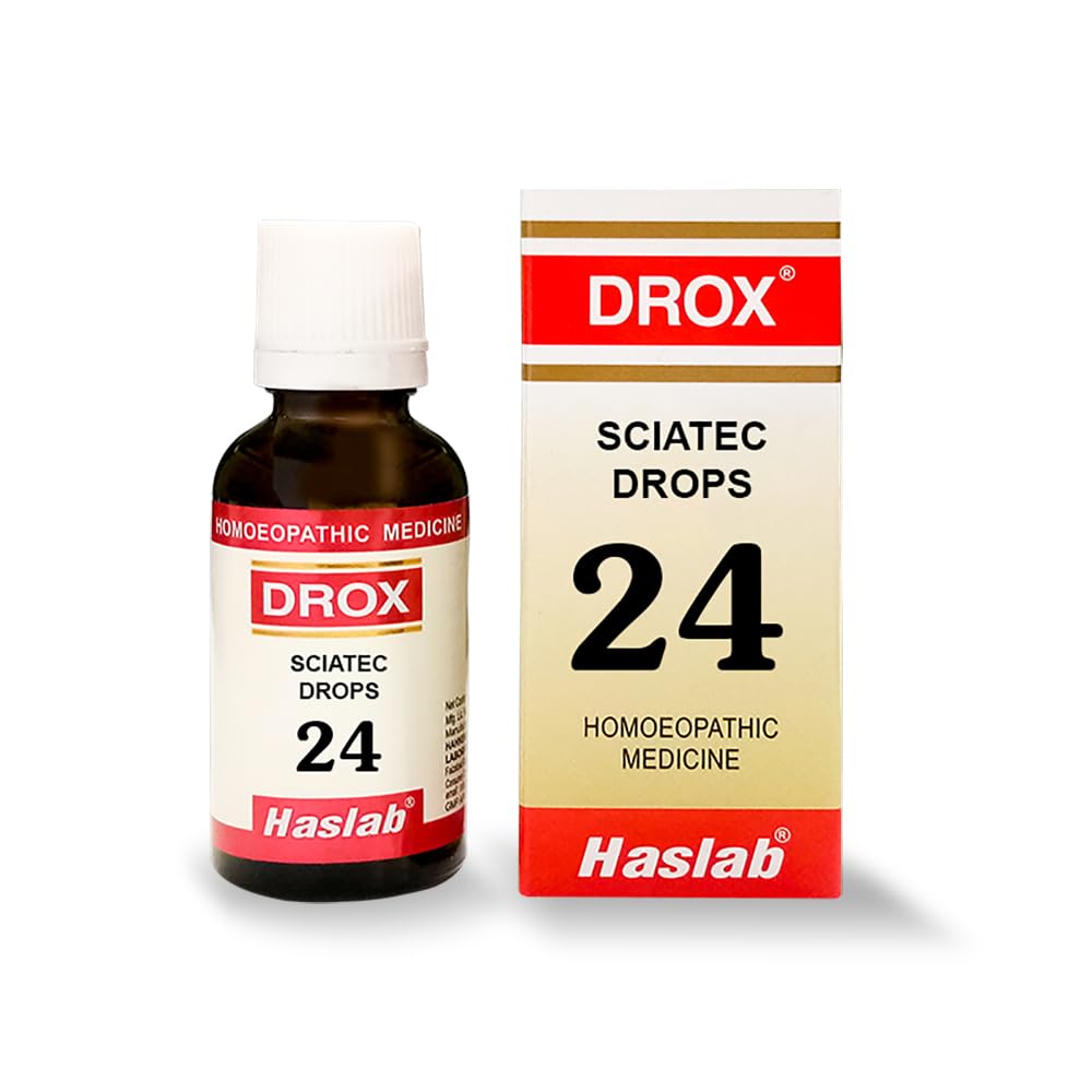 Picture of Haslab Homeopathy Drox 24 Sciatec Drop - 30 ML