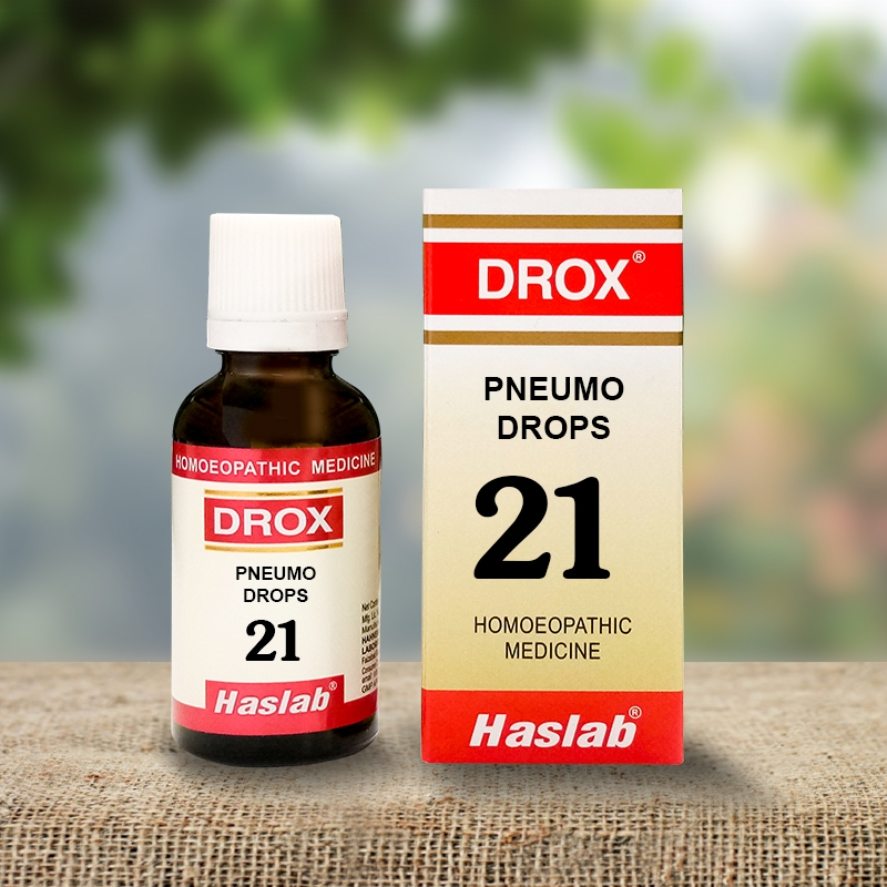 Picture of Haslab Homeopathy Drox 21 Pneumo Drop - 30 ML
