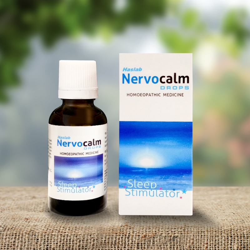 Picture of Haslab Homeopathy Nervocalm Sleep Stimulator Drops - 30 ML