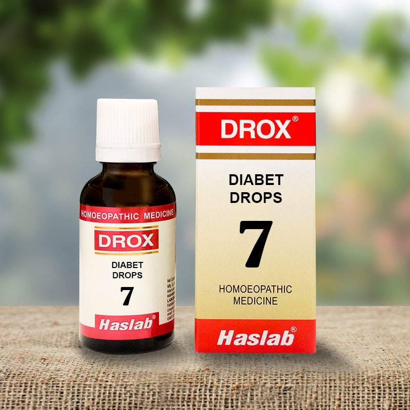 Picture of Haslab Homeopathy Drox 07 Diabet Drops - 30 ML