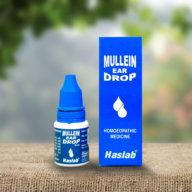 Picture of Haslab Homeopathy Mullein Ear Drop - 10 ML