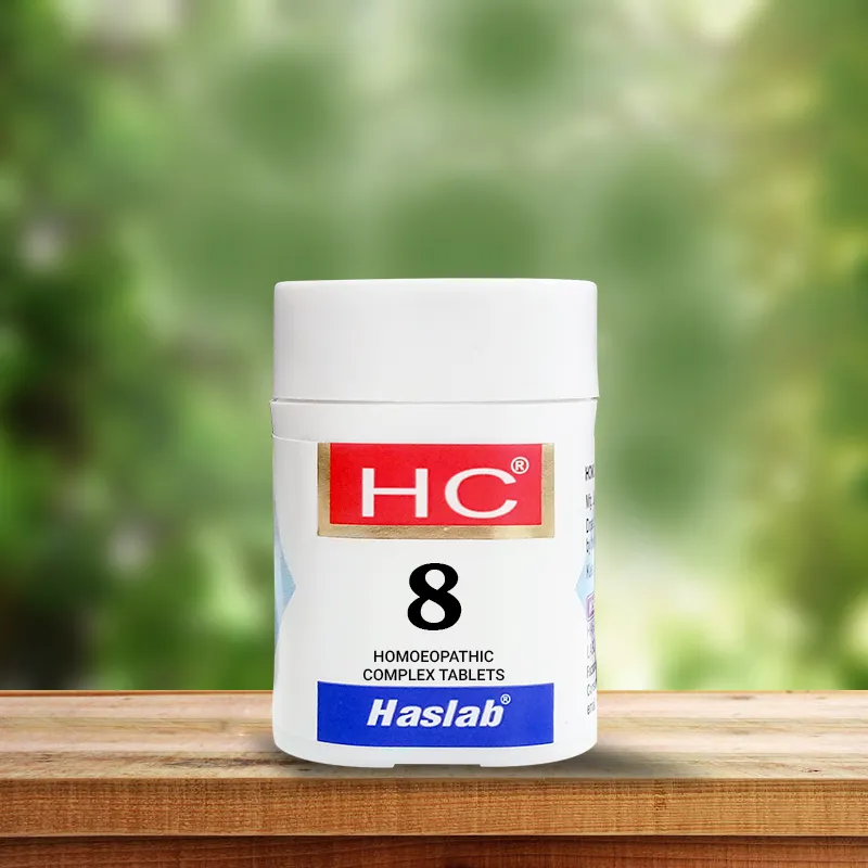 Picture of Haslab Homeopathy HC 8 Cactus Complex Tablets - 20 GM