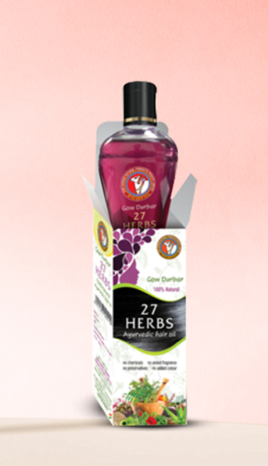 Picture of GowDurbar 27 Herbs Hair Oil - 120 ML