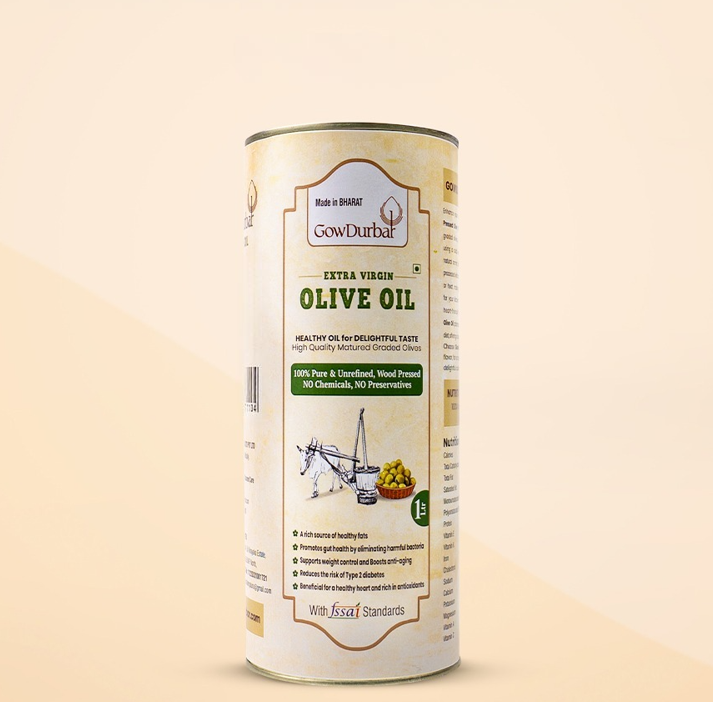 Picture of GowDurbar Wood Pressed Olive Oil - 1 Litre