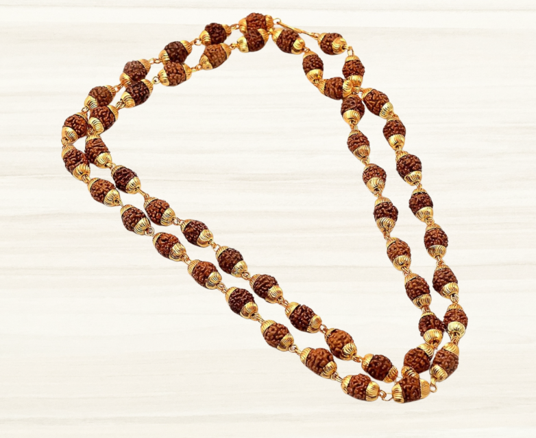 Picture of GowDurbar Rudraksha Mala Hook Model - 6 MM