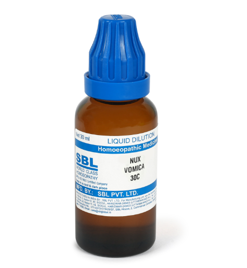 Picture of SBL Homeopathy Nux Vomica Dilution - 30 ml