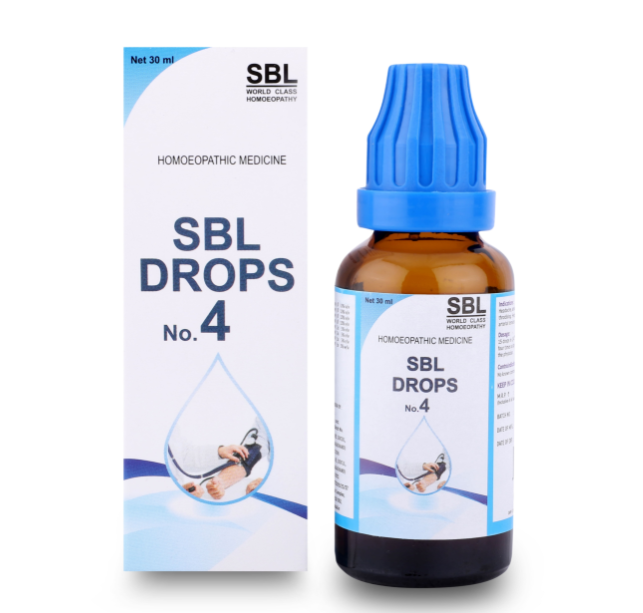 Show details for SBL Homeopathy Drops No. 4 - 30 ML Picture of SBL Homeopathy Drops No. 4 - 30 ML