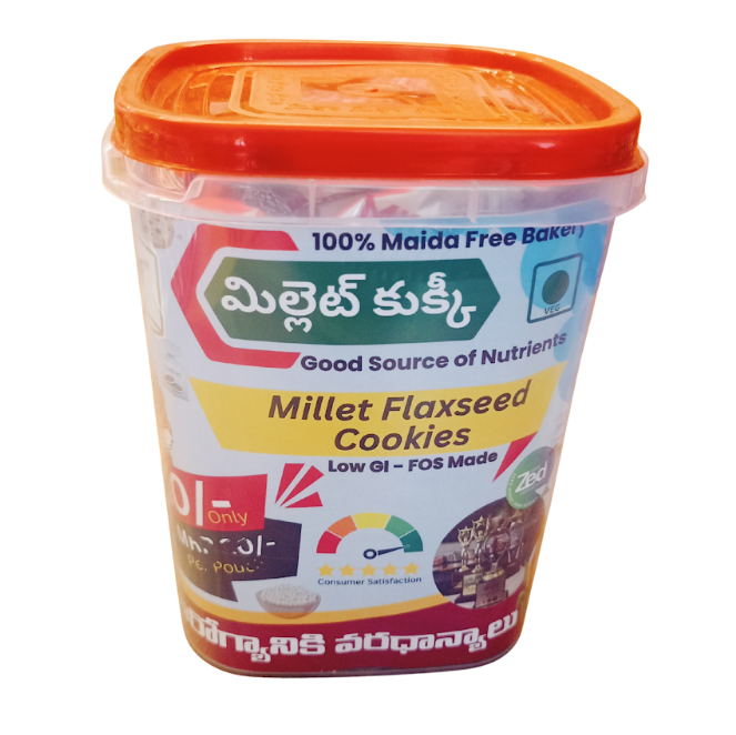Picture of Millet Cookies Flaxseed Sugar free -300 GM - Pack of 4