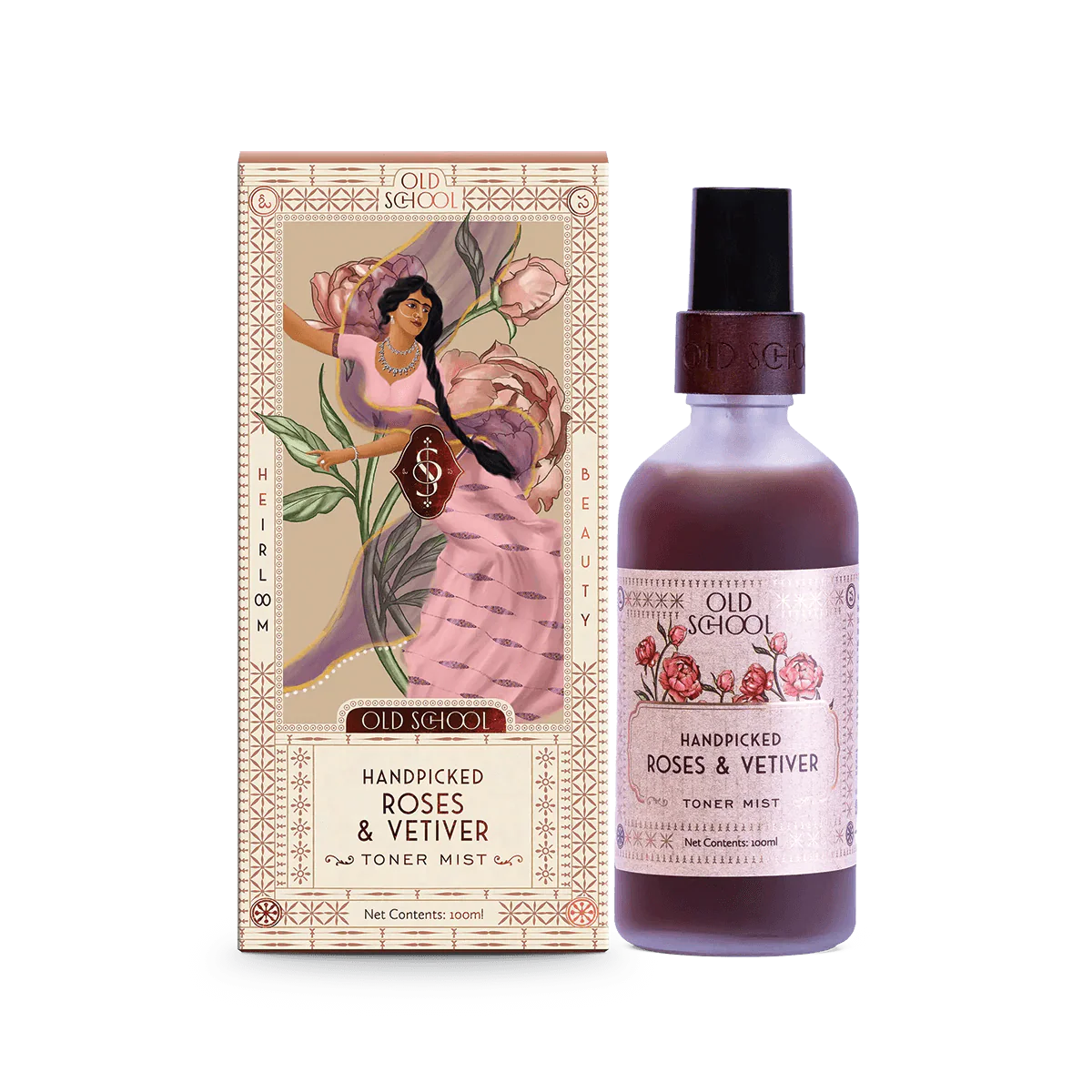 Picture of Old School Rituals Handpicked Roses & Vetiver Toner Mist - 100 ML