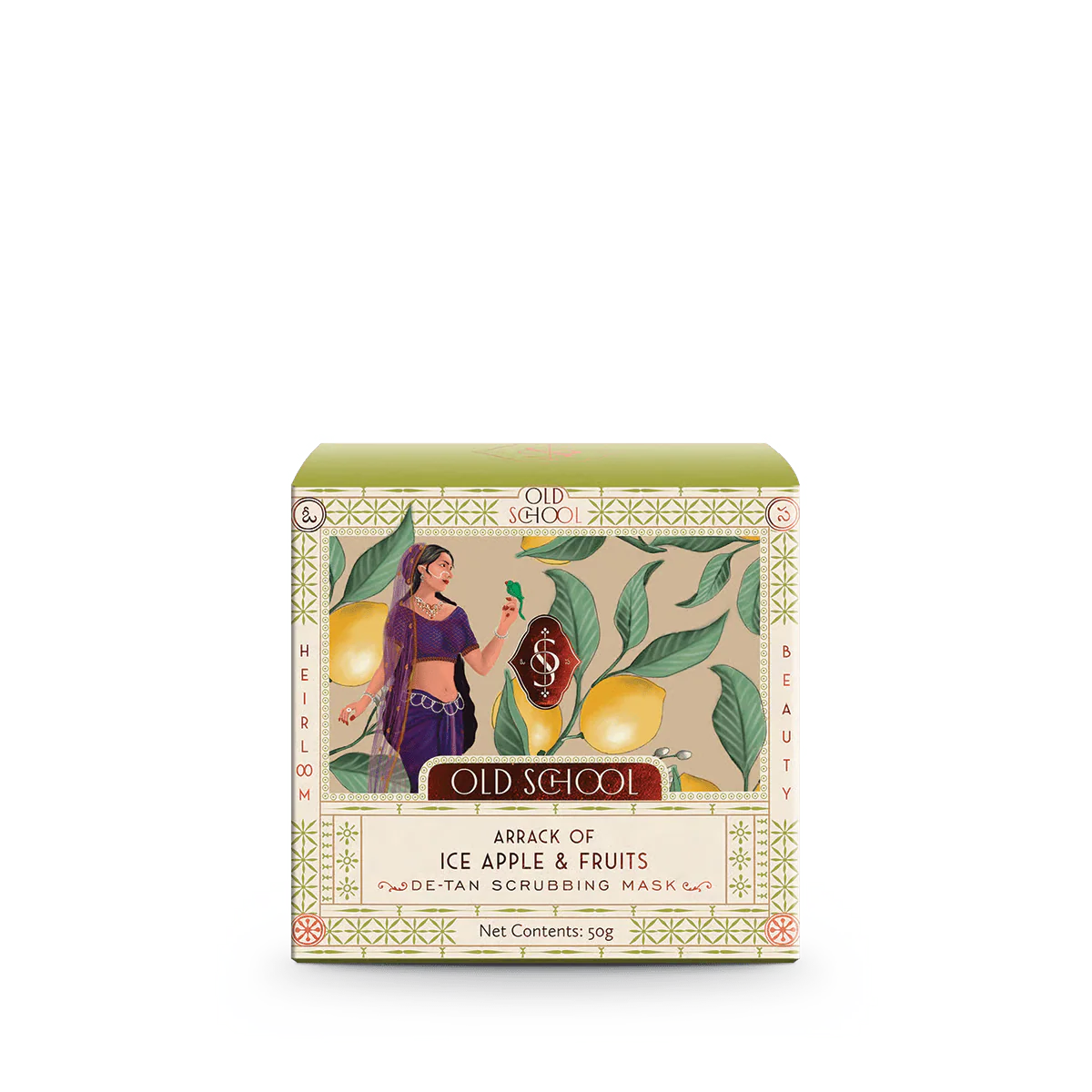 Picture of Old School Rituals Ice Apple & Fruit De-Tan Scrubbing Mask - 50 GM