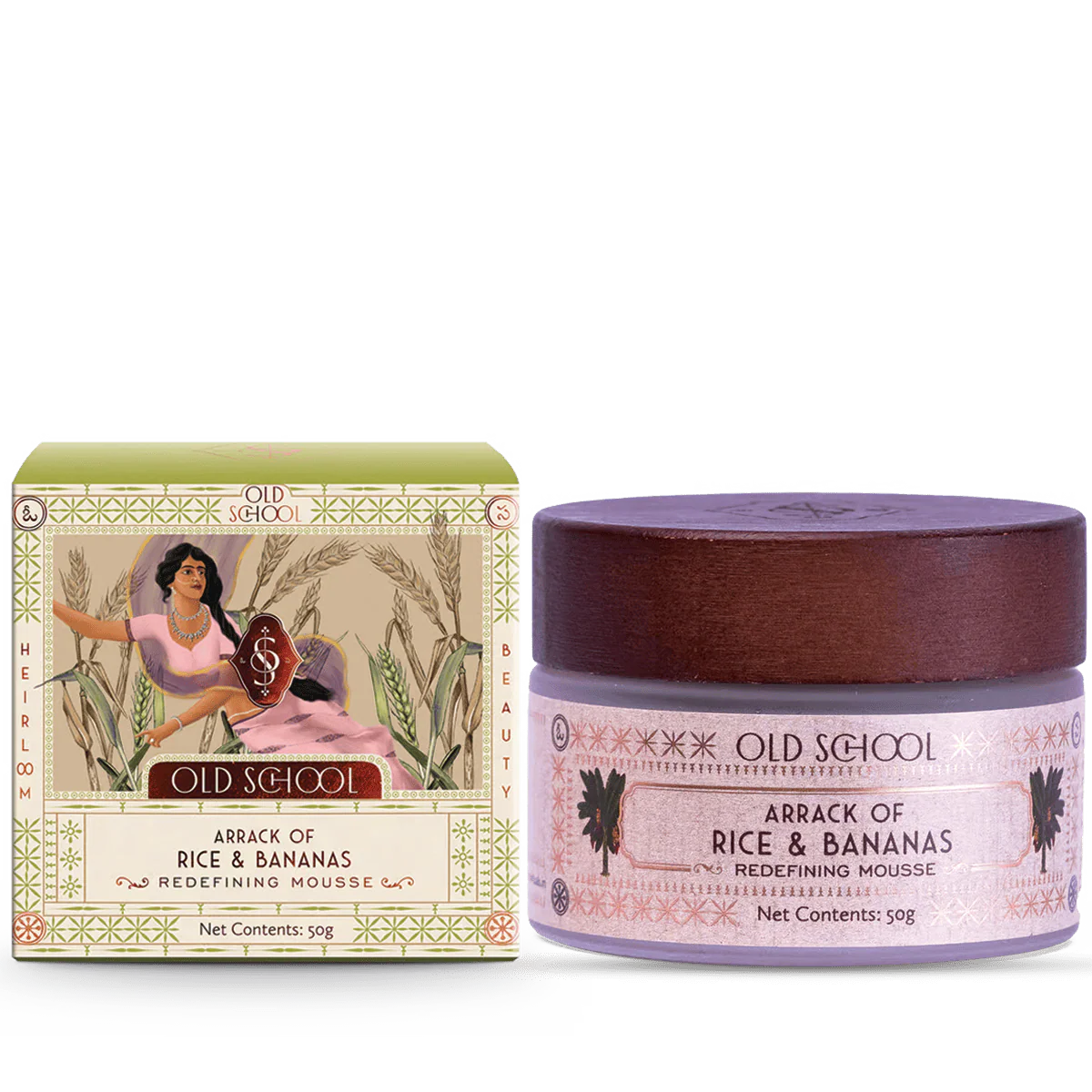 Picture of Old School Rituals Arrack of Rice & Banana Redefining Mousse Natural Face Moisturize - 50 GM