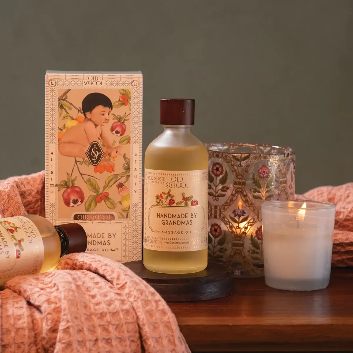 Picture of Old School Rituals Handmade By Grandmas Baby Massage Oil - 100 ML