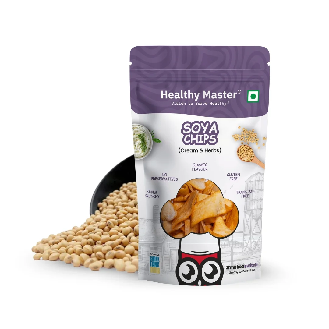 Picture of Healthy Master Light & Crispy Soya Chips - 200 GM