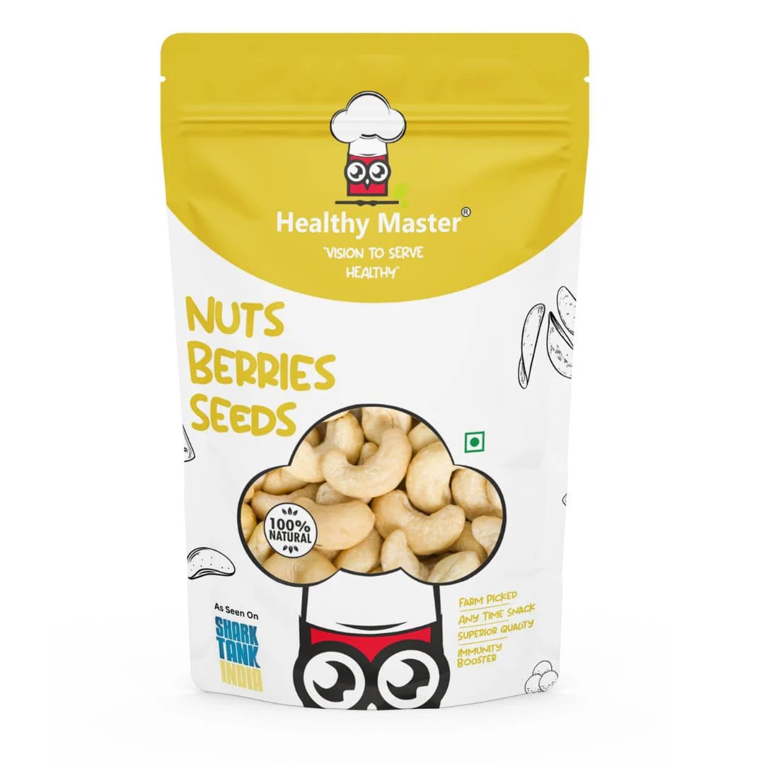 Picture of Healthy Master Cashew Nuts (Kaju) Medium - 250 GM
