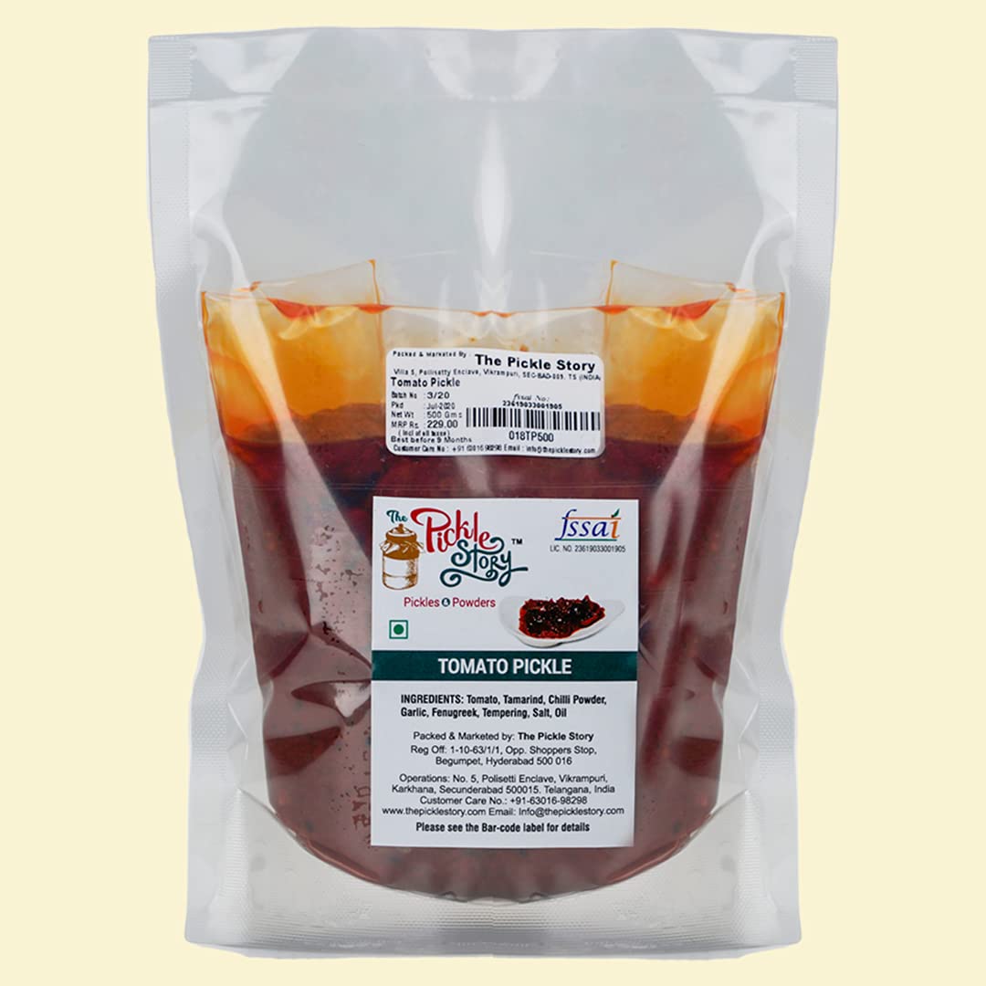 Picture of The Pickle Story Tomato Pickle - 500 GM