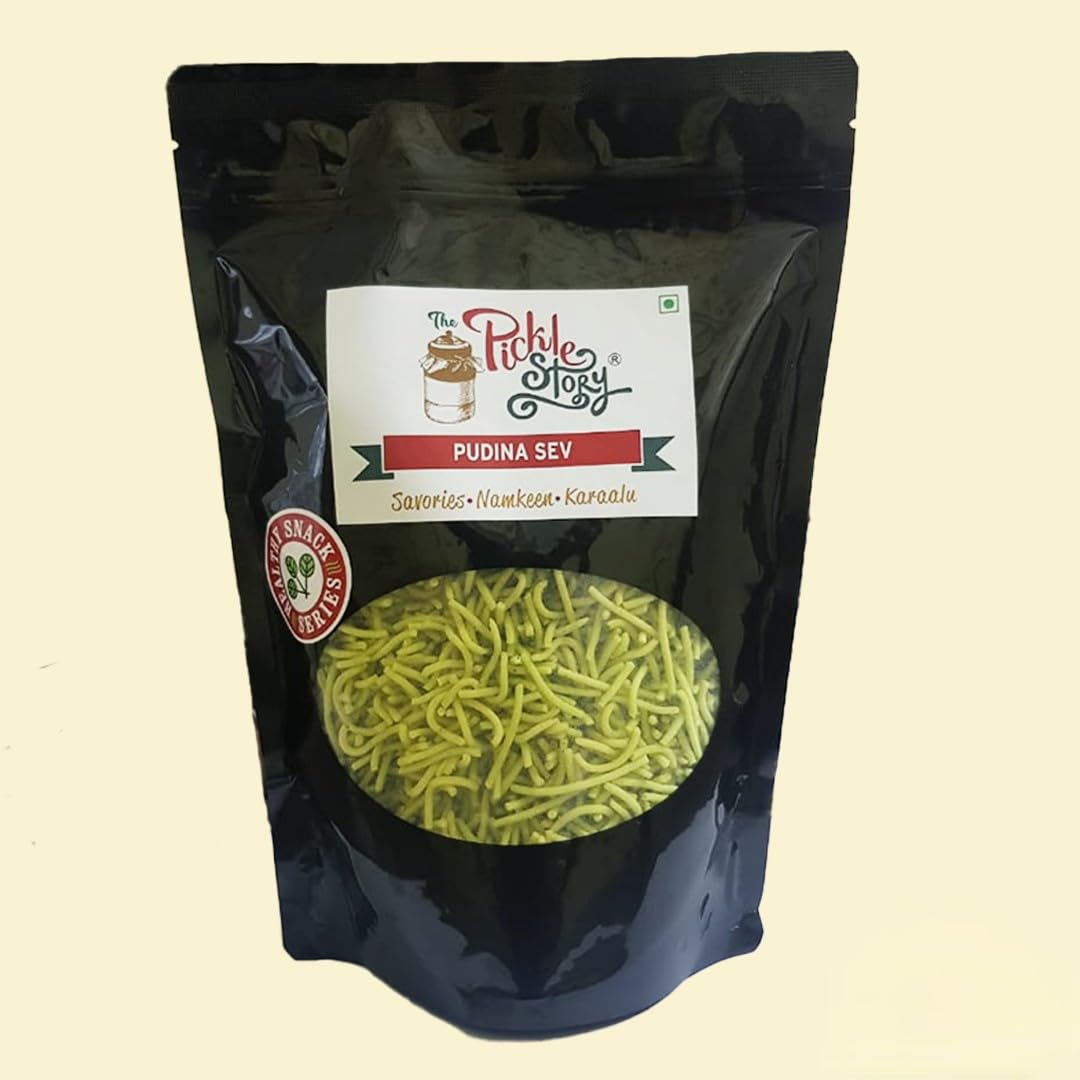Show details for The Pickle Story Pudina Sev - 350 GM Picture of The Pickle Story Pudina Sev - 350 GM