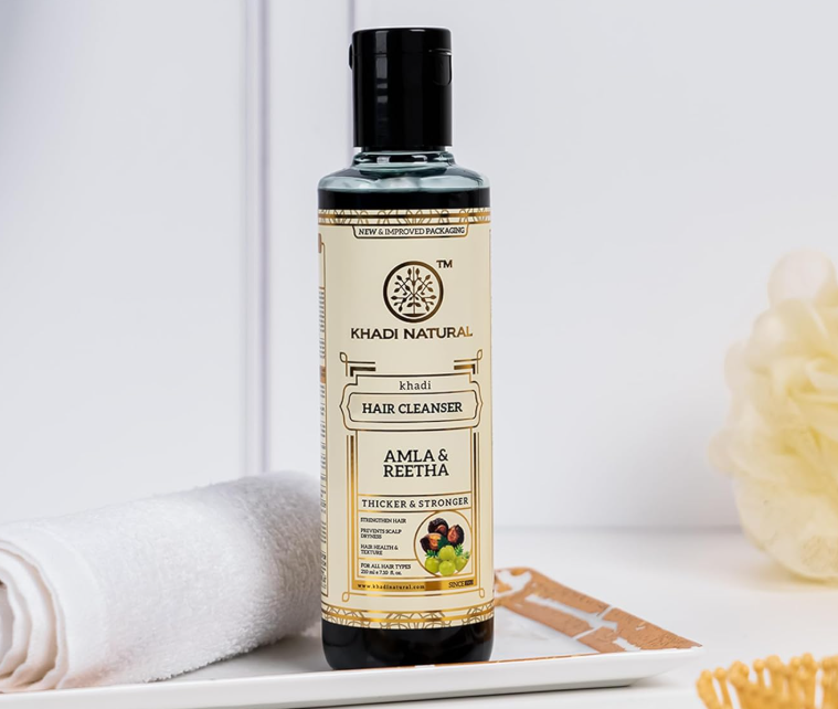 Picture of Khadi Natural Amla & Reetha Hair Cleanser - 210 ML