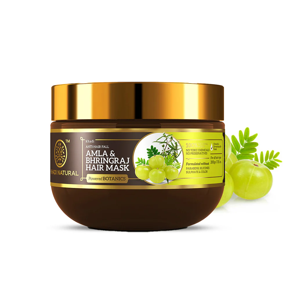 Picture of Khadi Natural Amla & Bhringraj Hair Mask - 200 GM