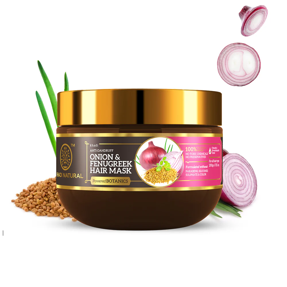 Picture of Khadi Natural Onion & Fenugreek Hair Mask - 200 GM