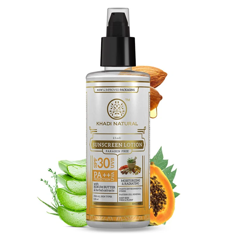 Picture of Khadi Natural Moisturising Sunscreen Lotion SPF 30 - 100 ML