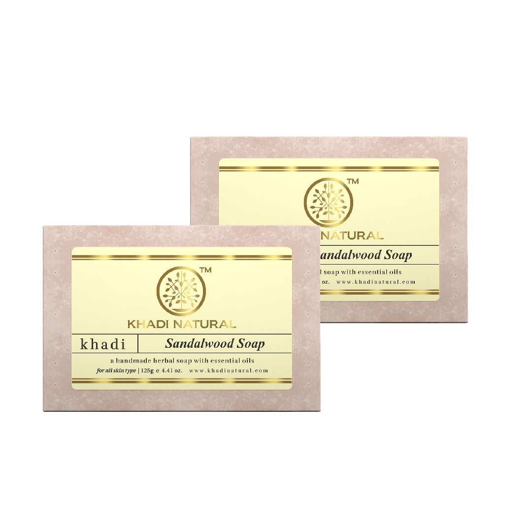 Picture of Khadi Natural Herbal Sandalwood Soap - 125 GM - Pack of 2