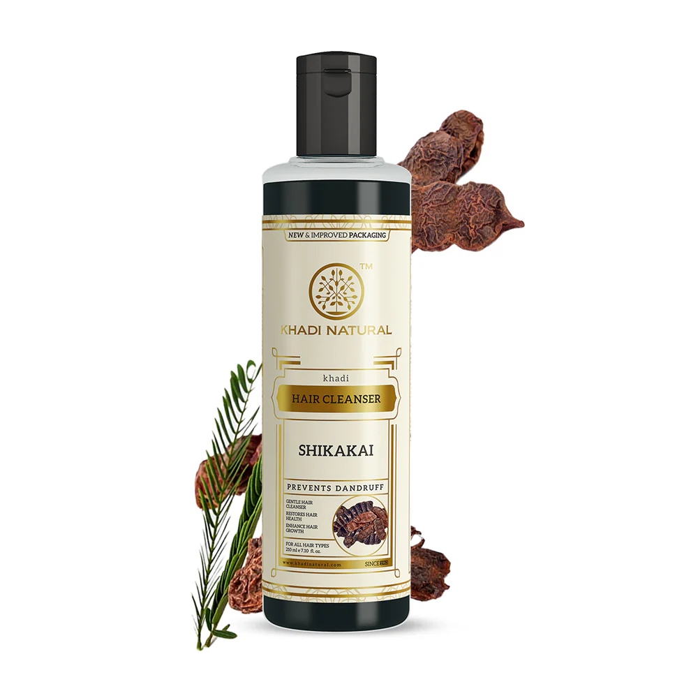 Show details for Khadi Natural Shikakai Herbal Hair Cleanser - 210 ML Picture of Khadi Natural Shikakai Herbal Hair Cleanser - 210 ML
