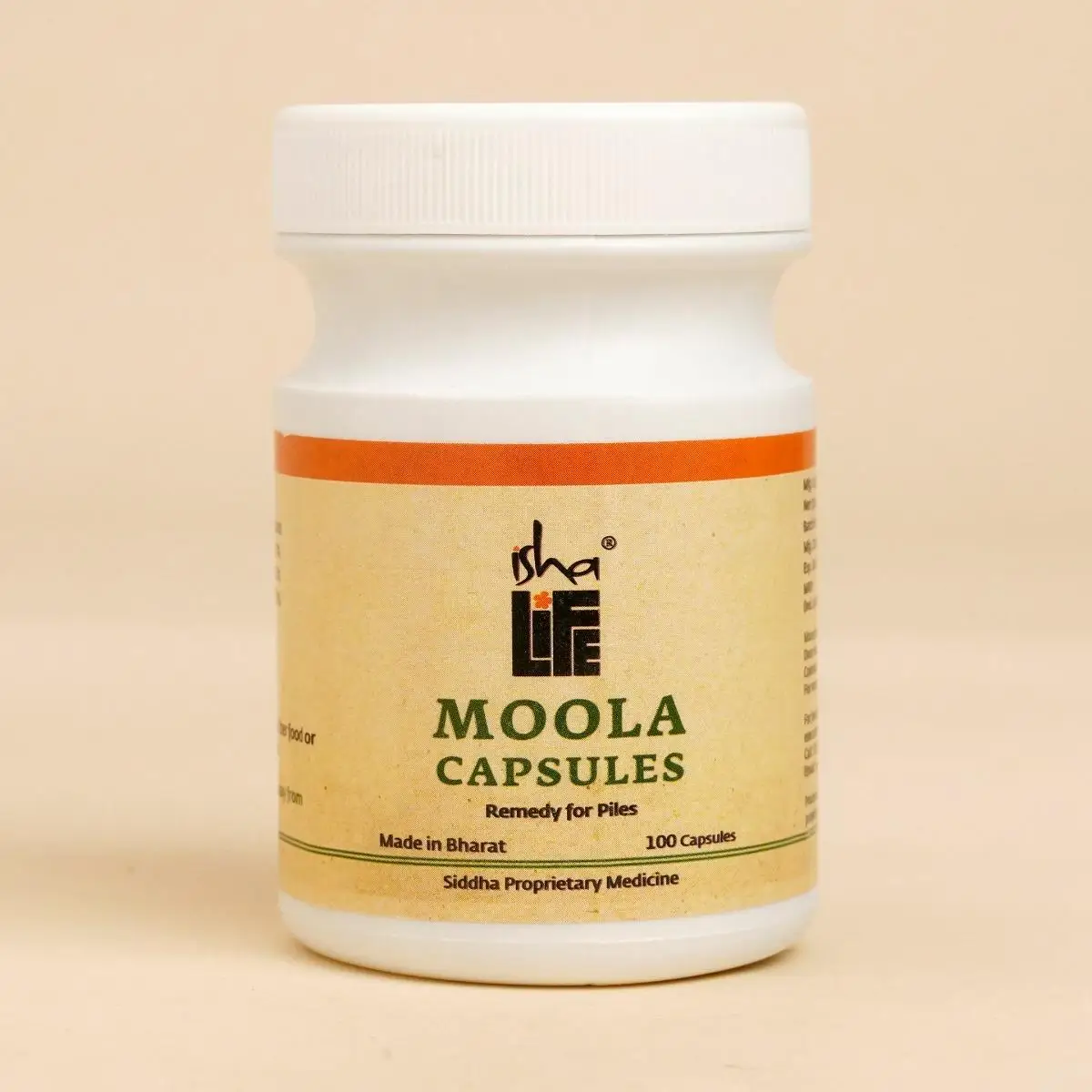 Picture of Isha Life Moola Chooranam Capsule (For Piles), 100 pcs
