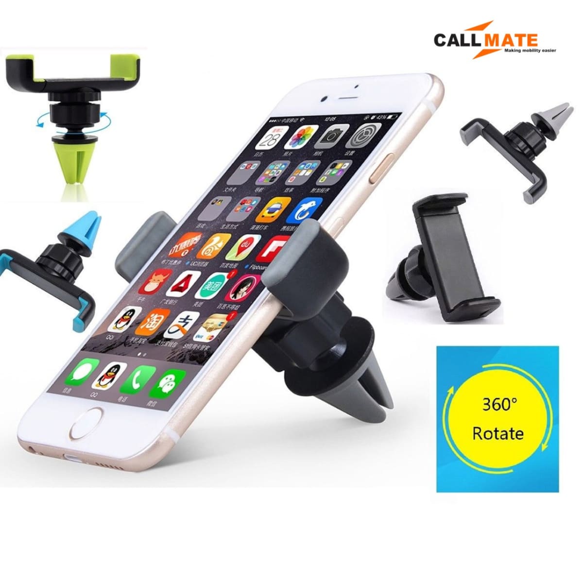 Picture of Callmate ABS Clip Rotate  Mobile Stand and Holder (Assorted)