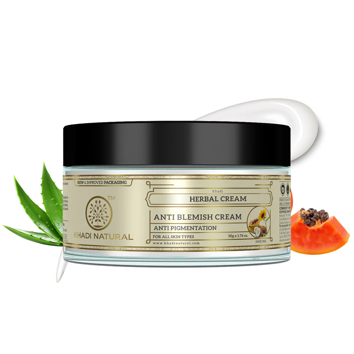 Picture of Khadi Natural Anti Blemish Herbal Cream - 50 GM