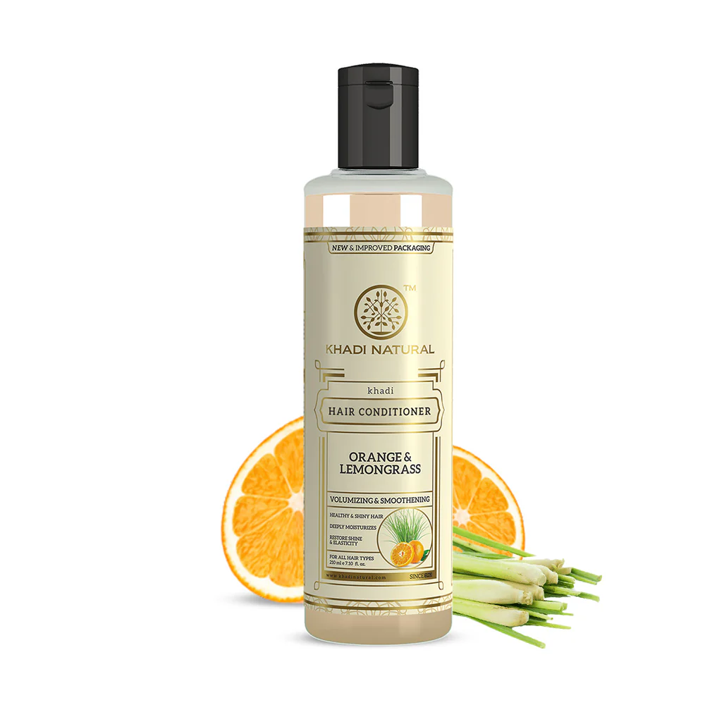 Show details for Khadi Natural Orange & Lemongrass Hair Conditioner - 210 ML Picture of Khadi Natural Orange & Lemongrass Hair Conditioner - 210 ML