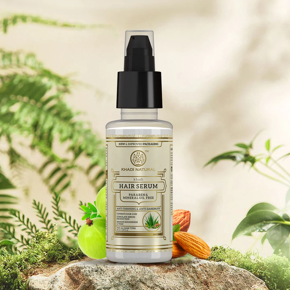 Picture of Khadi Natural Hair Serum (Paraben & Mineral Oil Free) - 50 ML