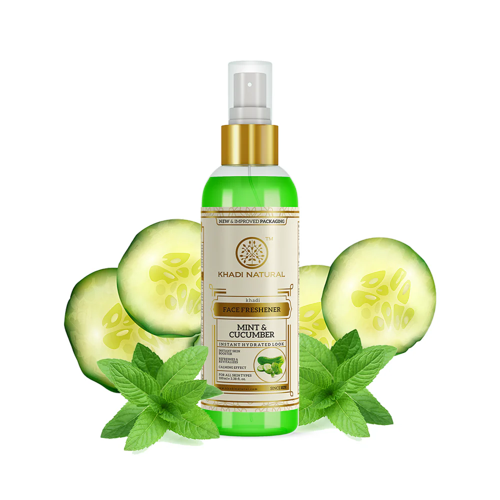 Picture of Khadi Natural Mint & Cucumber Face Freshener - 100 ML