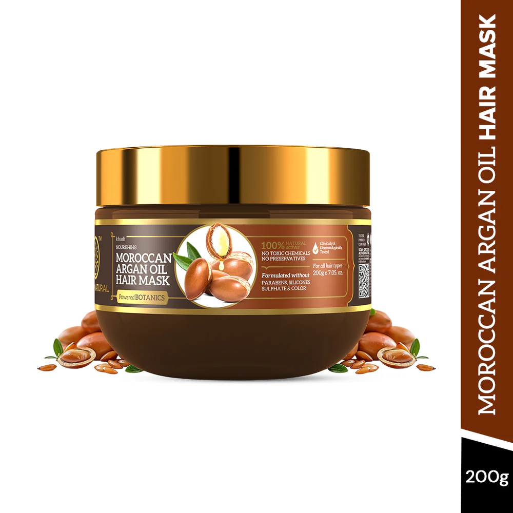 Picture of Khadi Natural Moroccan Argan Hair Mask - 200 GM