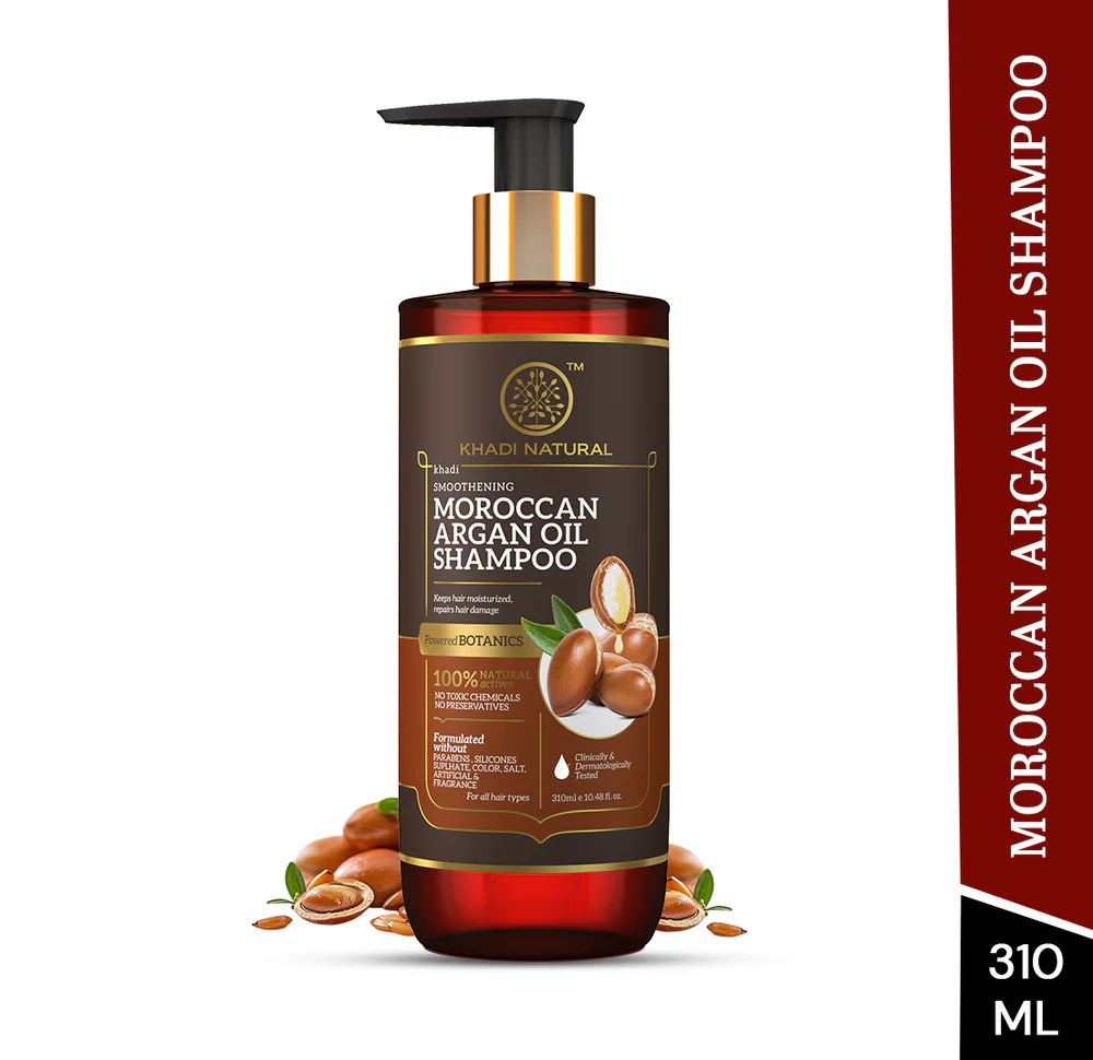 Picture of Khadi Natural Moroccan Argan Oil Shampoo - 310 ML