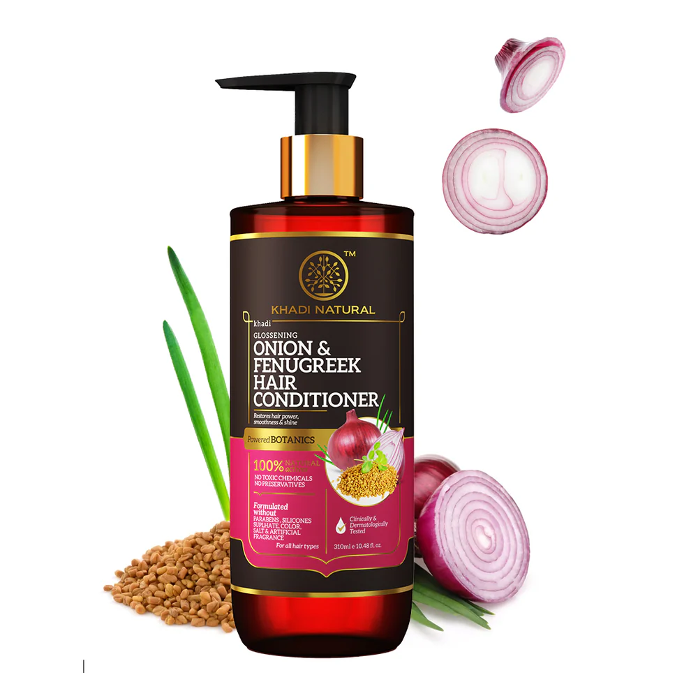 Picture of Khadi Natural Onion & Fenugreek Hair Conditioner - 310 ML