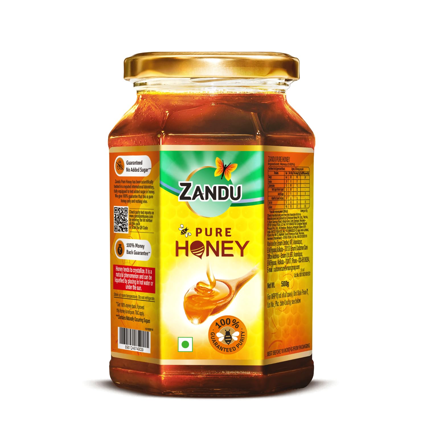 Picture of Zandu Pure Honey - 500 gms