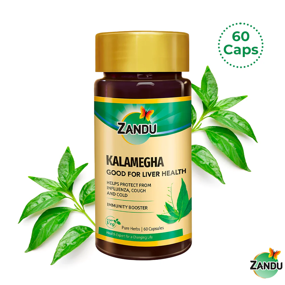 Picture of Zandu Kalamegha Good For Liver Health Capsules - 60 Capsules